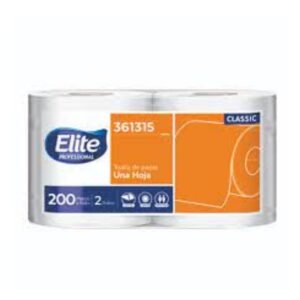 papel higiénico elite plus clásico 24×20 mts
