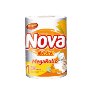 papel toalla nova clásica mega rollo 12 und