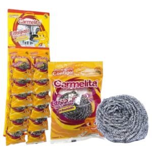 esponja carmelita acero inoxidable x12 und