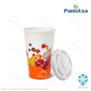 vaso 16 oz festival de frutas